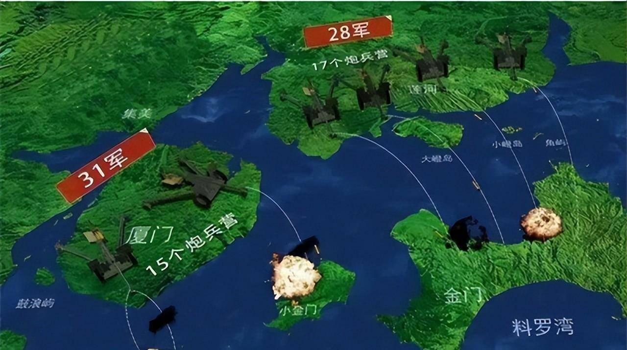 1958年炮击金门,我军一分钟发射1500发炮弹,摧毁美国狼子野心_台湾