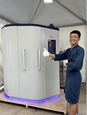 海尔生物医疗低温冷疗仪亮相国际体育赛事现场_美容_科技_挑战
