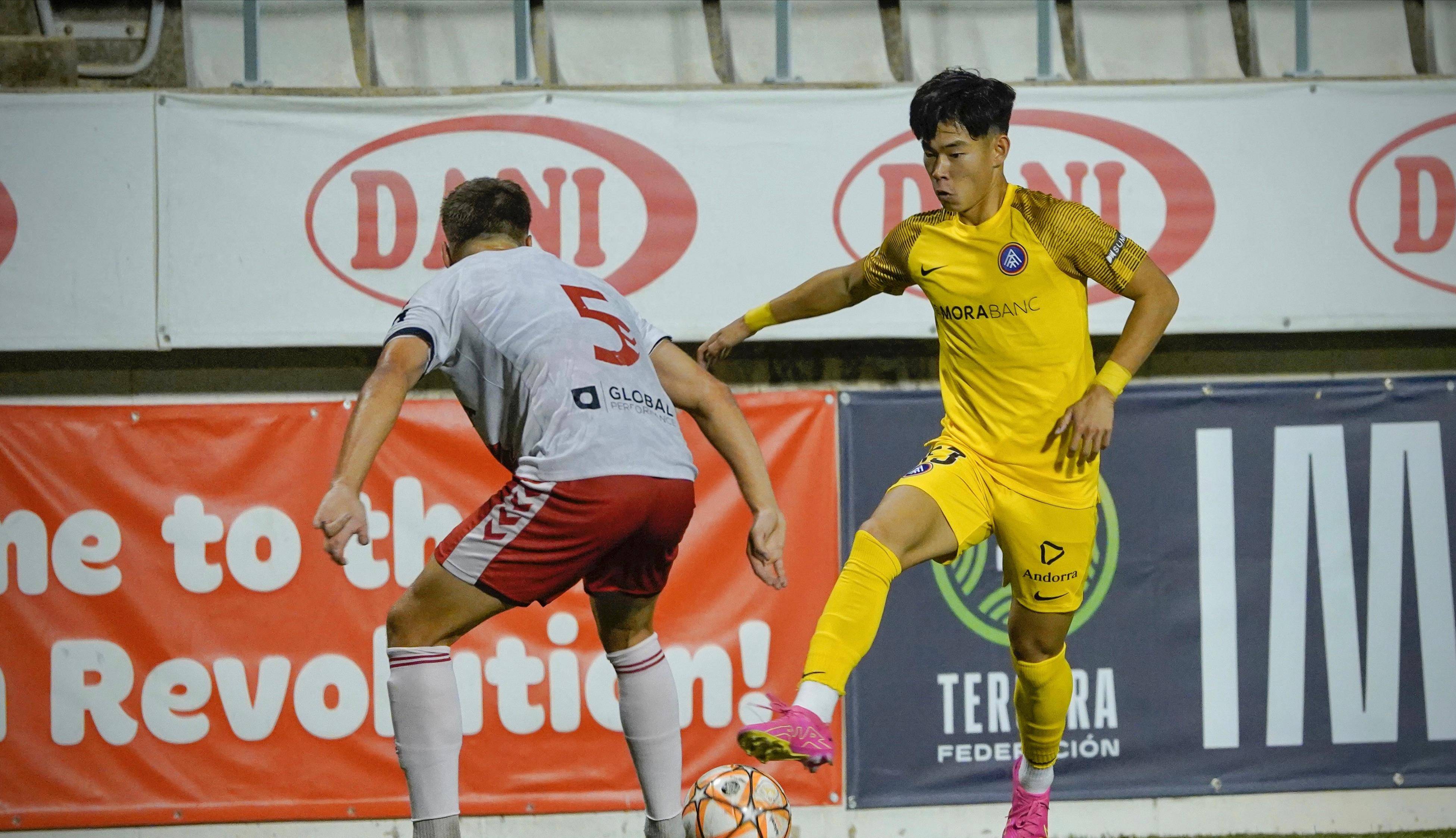 鲁能青训出品何小柯西班牙加泰罗尼亚杯首秀并为安道尔fc取得胜利