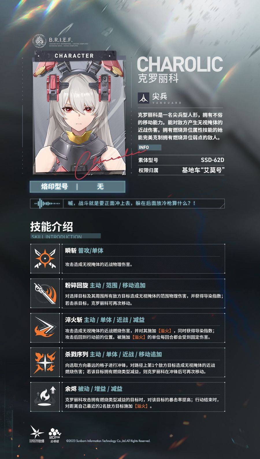 少女前线2【玩法攻略】全人物弱点属性研究及pvp应用_输出_燃烧_pvp