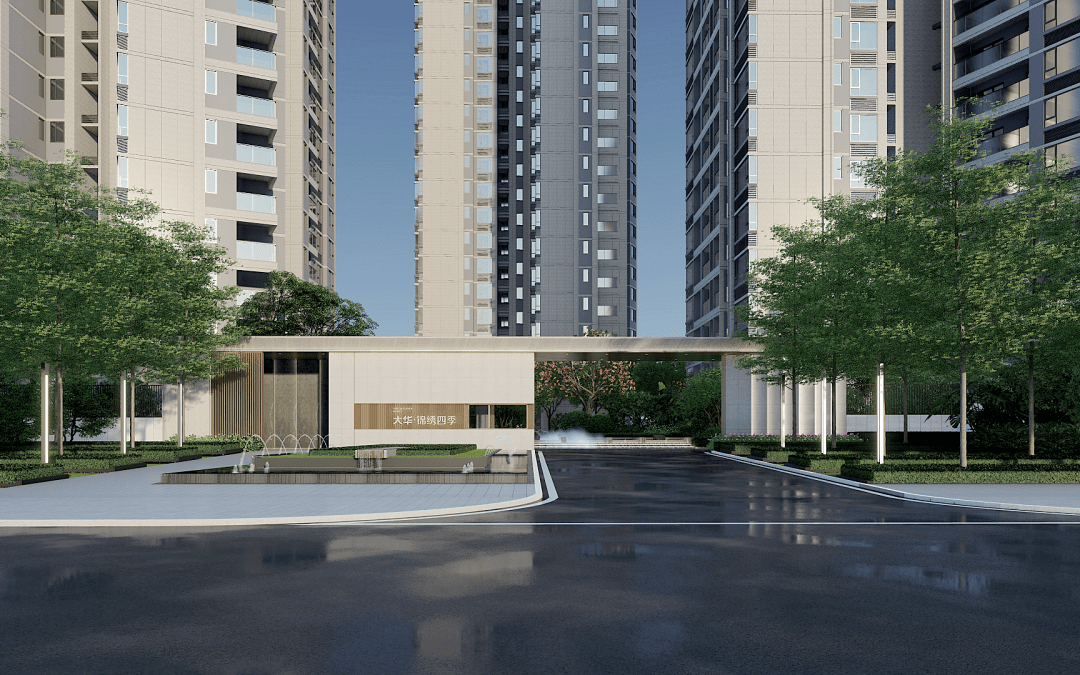 海口西海岸大华锦绣四季公摊面积多少/楼间距/容积率-售楼部