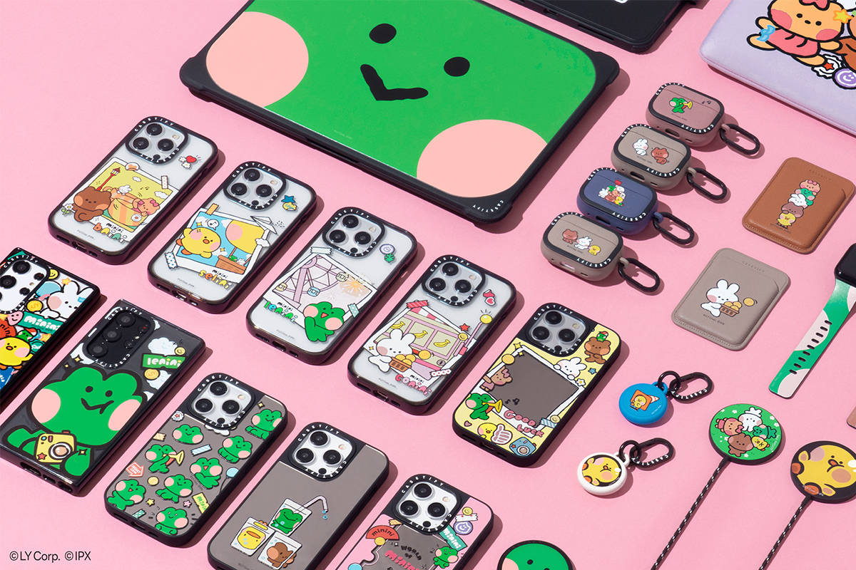 迷你游园会正式开园 casetify携手line friends minini推出联名系列