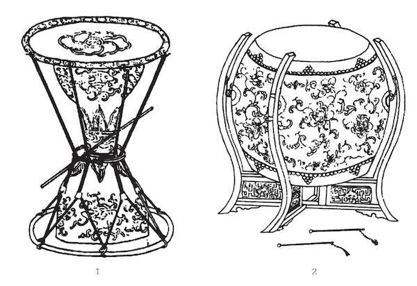 从唐宋腰鼓看落马桥窑址出土元青花漏斗形器_器物_元代_小口