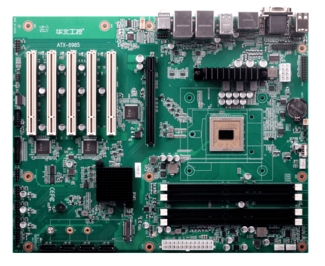 华北工控atx-6985主板,支持兆芯kx-6000系列处理器_高性能_产品_接口