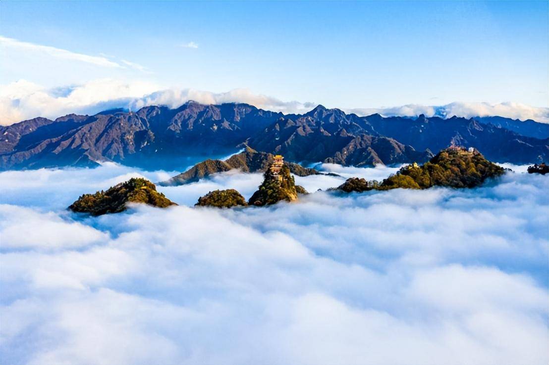 挥笔彩绘南五台 第四届写意书画摄影活动正式启动_终南山_云海_景象