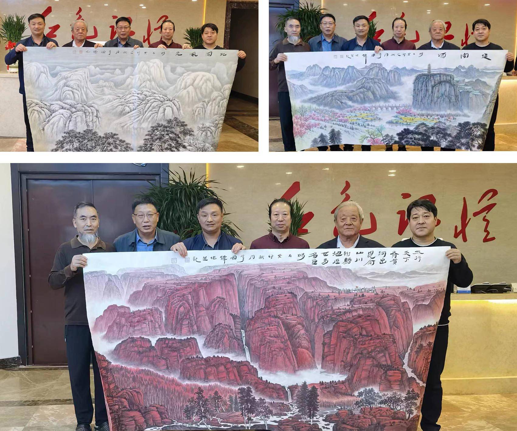 天津红色记忆邀请画家李国锋,书法家原野,刘清郃进行艺术创作_艺术网