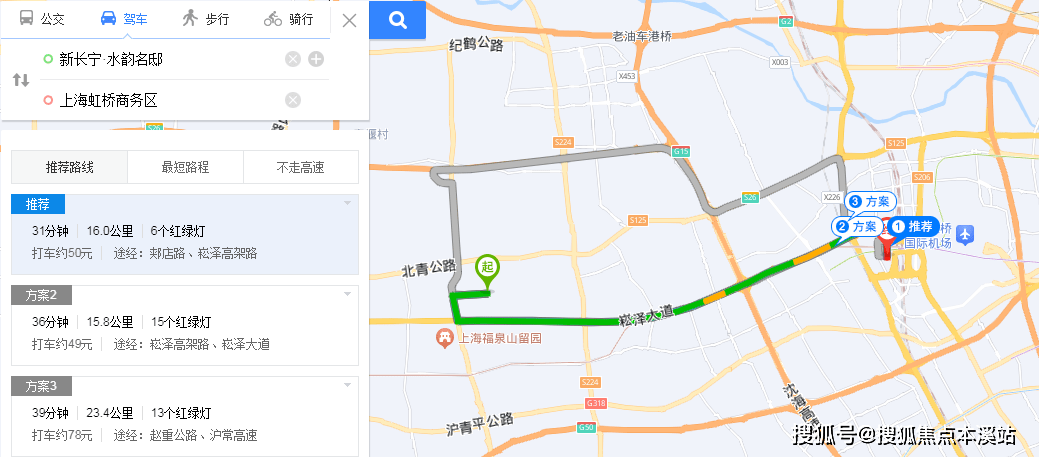 示意圖,距離來源百度地圖周邊還有繞城高速,嘉青松金線(規劃中),瀋海