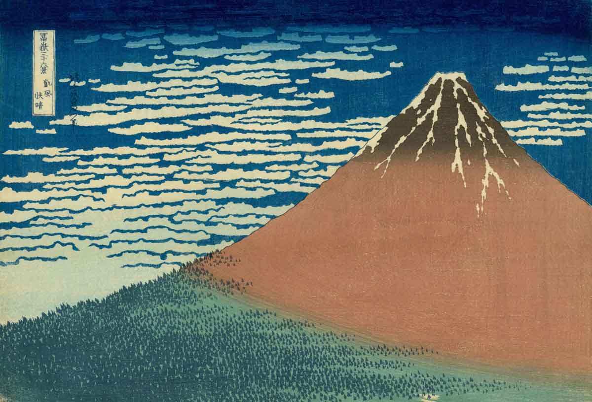 他将自己的艺术时期用于绘画系列,这似乎得益于他对日本浮世绘艺术
