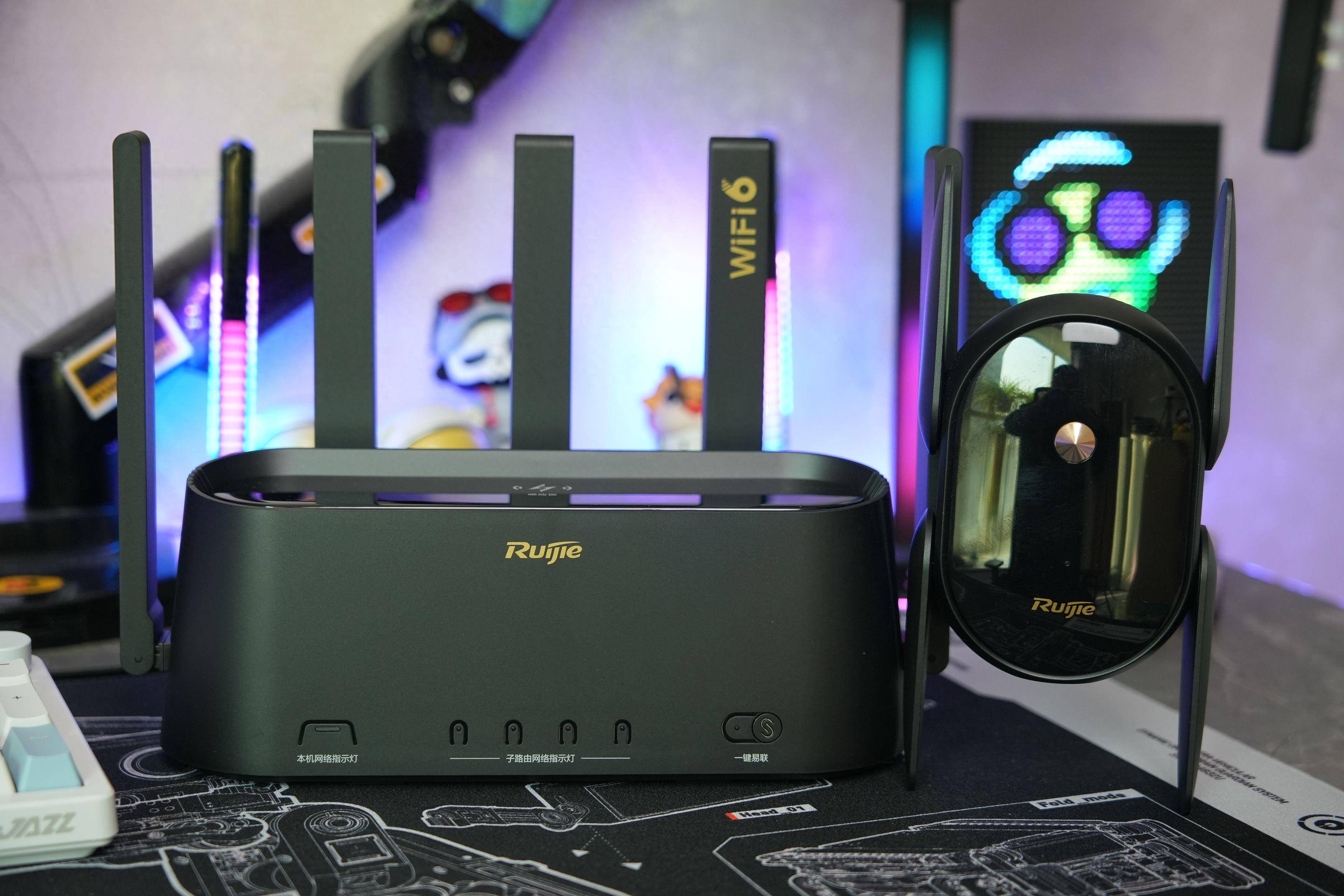 家庭网络无忧体验：锐捷蜂鸟旗舰版子母套装路由器为你保驾护航