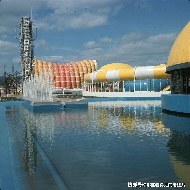 老照片 1970年日本大阪世博会 各式各样的现代化建筑_世界_圆顶_结构
