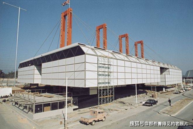 老照片 1970年日本大阪世博会 各式各样的现代化建筑