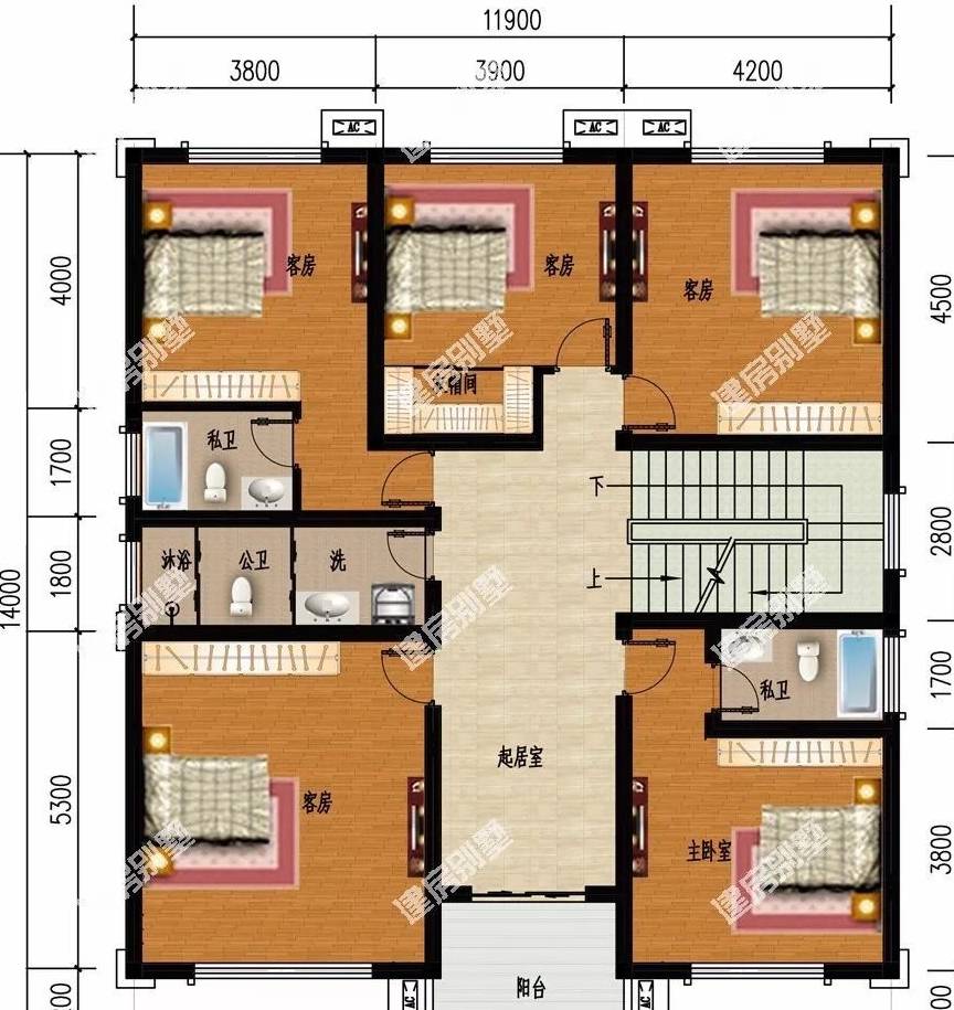 自建房内部格局设计图图片