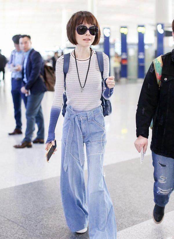 胖了之后衣服品味直接开挂,网友:48岁嫩回28岁_造型_短发_发型