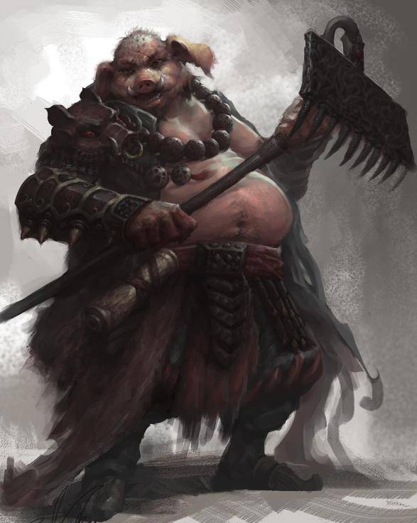 猪八戒的阴暗面:他为何一出生就咬死生他的母猪,打死自己的兄弟_母亲