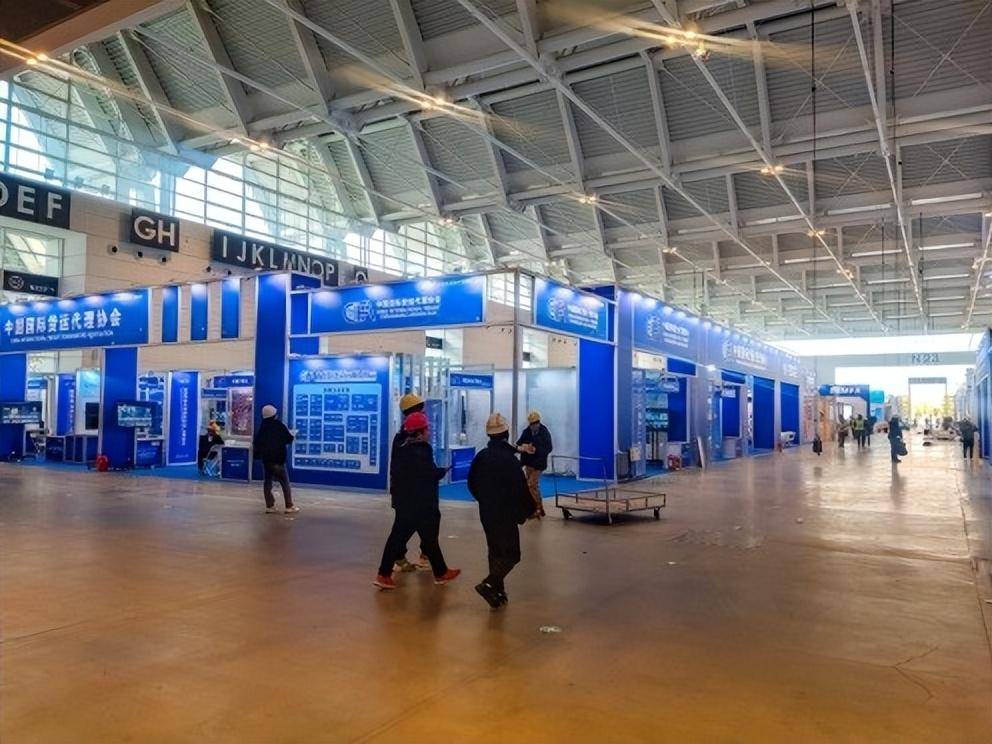 探馆天津国际航运展 缤纷多样特装展区静待开幕_海运集团_企业_港口