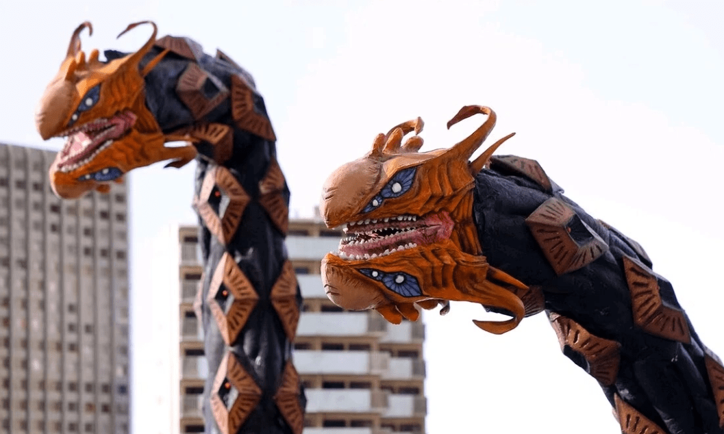 奥特曼中的双头怪兽,都有着特殊的能力,布莱泽奥特曼:呵呵!