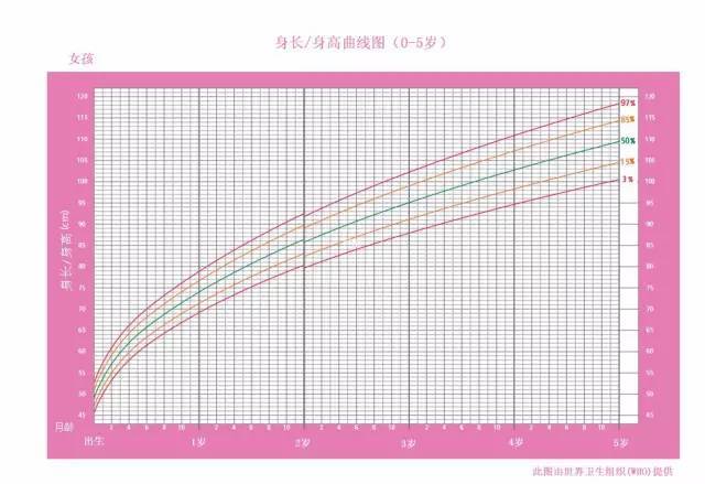 女孩身高曲线图2021图片