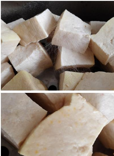 1块老豆腐做1罐腐乳吃1年,配粥调味,现在北方的温度做正合适_小时候