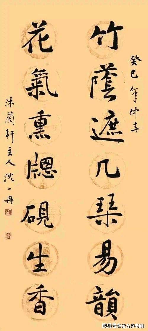 美女书法家沈一丹,书法格调高雅,稳健俊逸,当今女性书法代表
