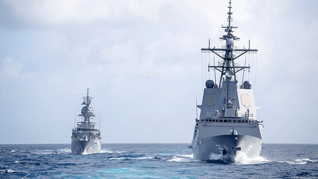 在中国家门口,中澳军舰对峙:宁波号驱逐舰强音震出澳潜水员_澳大利亚