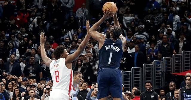 申京与格林吃大亏,哈登3 1绝杀无误_快船队_犯规_胜利