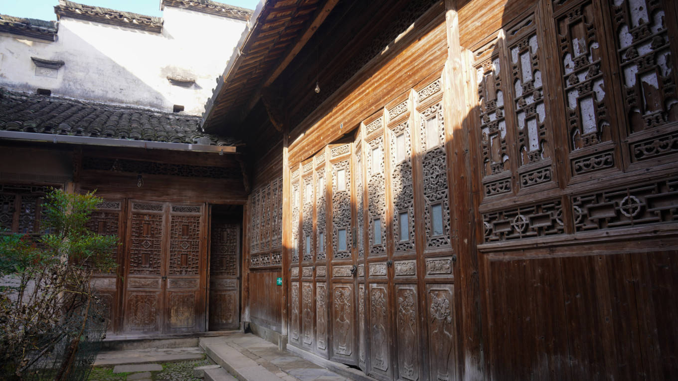 徽韵黟县,多彩塔川_宏村_卢村_木雕