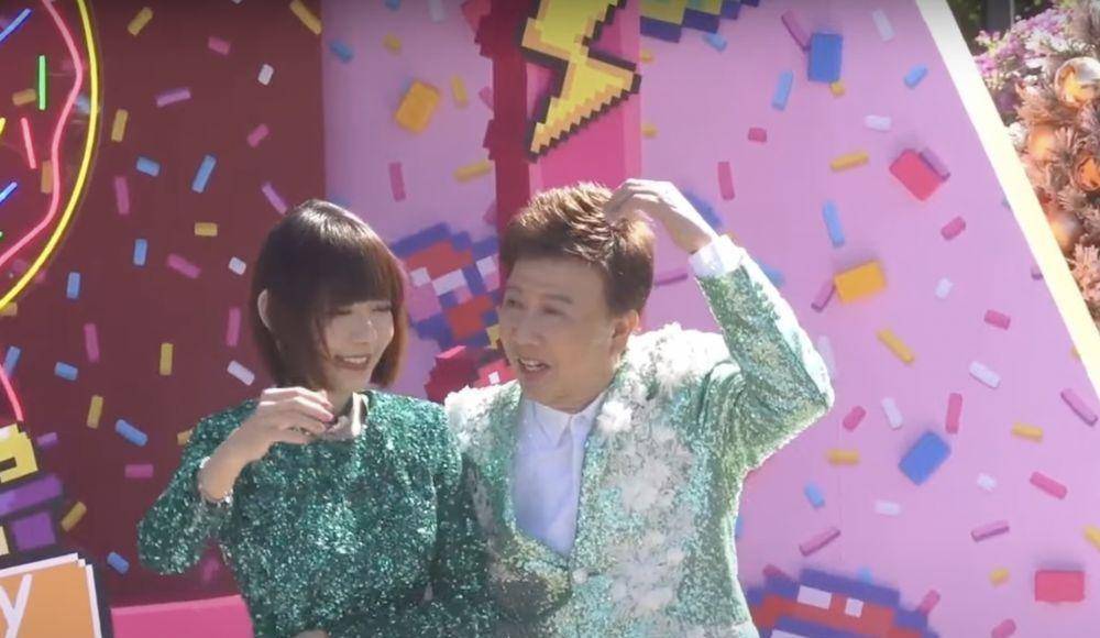 女方秒弹开,否认称老婆在场盯紧_尹光_林明祯_活动