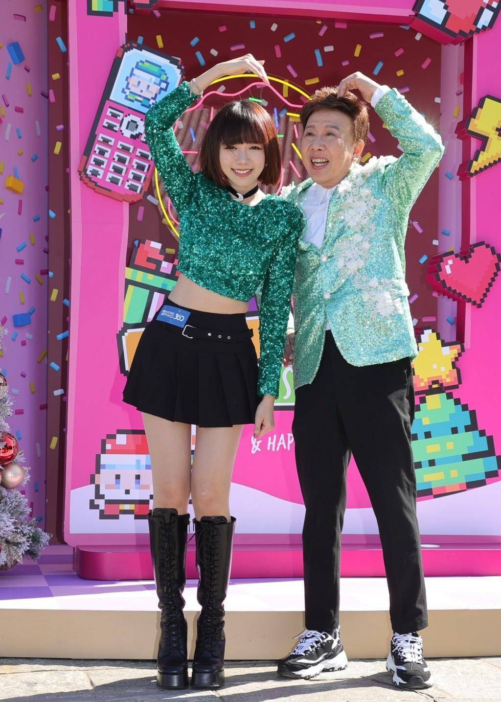 女方秒弹开,否认称老婆在场盯紧_尹光_林明祯_活动