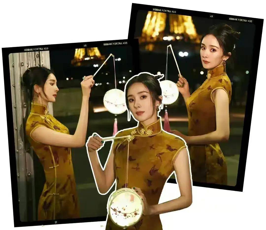 杨幂的"渣女站姿"火了!腰和屁股凹成90度,这谁能顶得住?