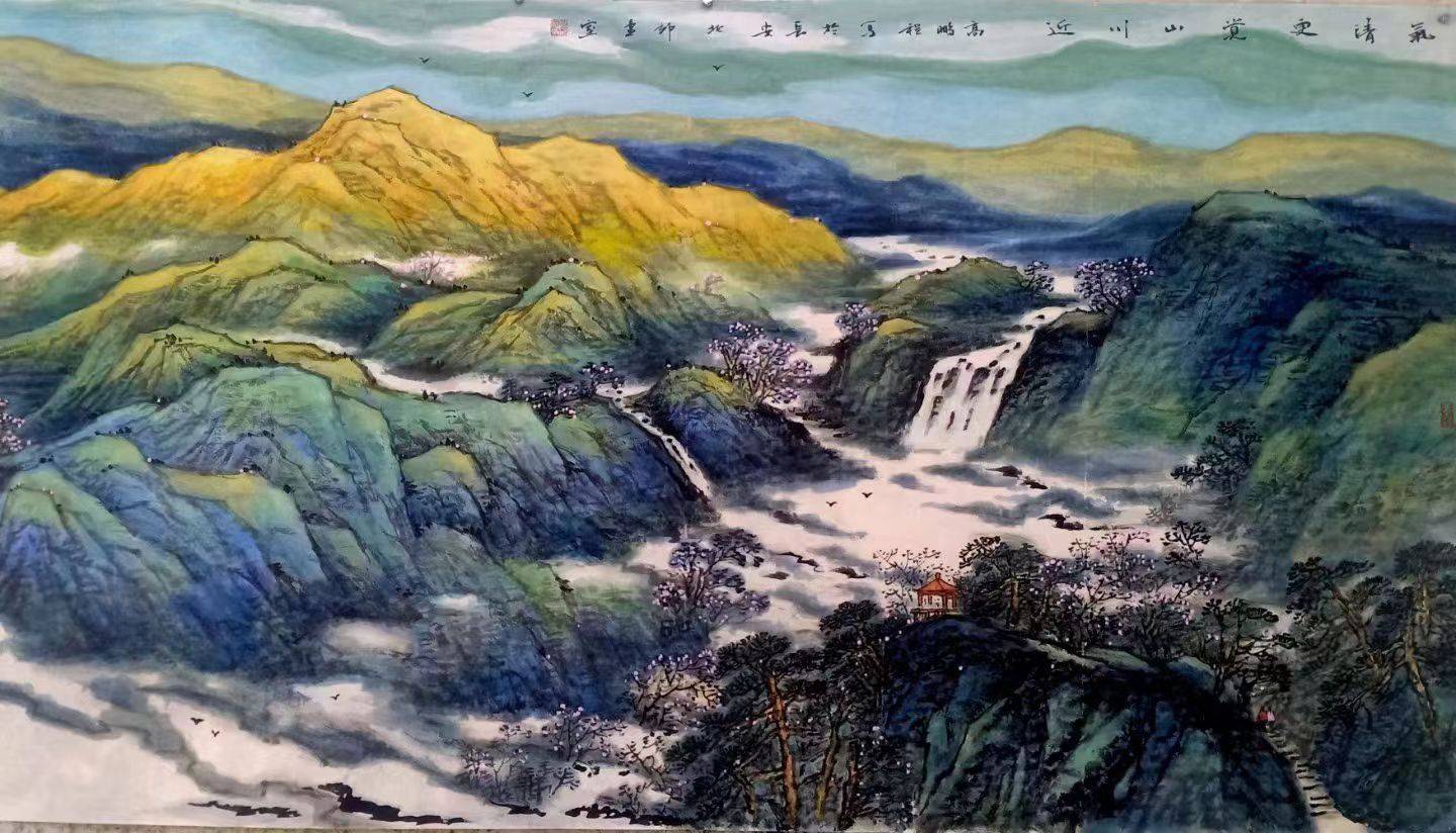 高鹏程——实力派彩墨画家作品欣赏_陕西省_西安市_山水画