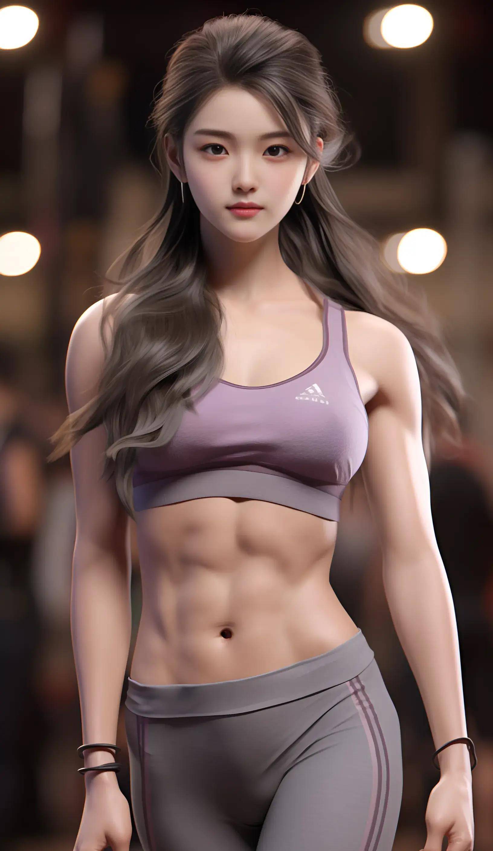 中国十大最美健身女神图片