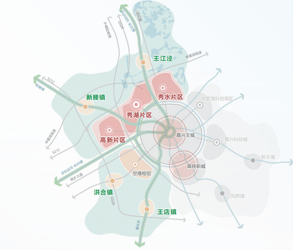 嘉兴市秀洲区规划图图片