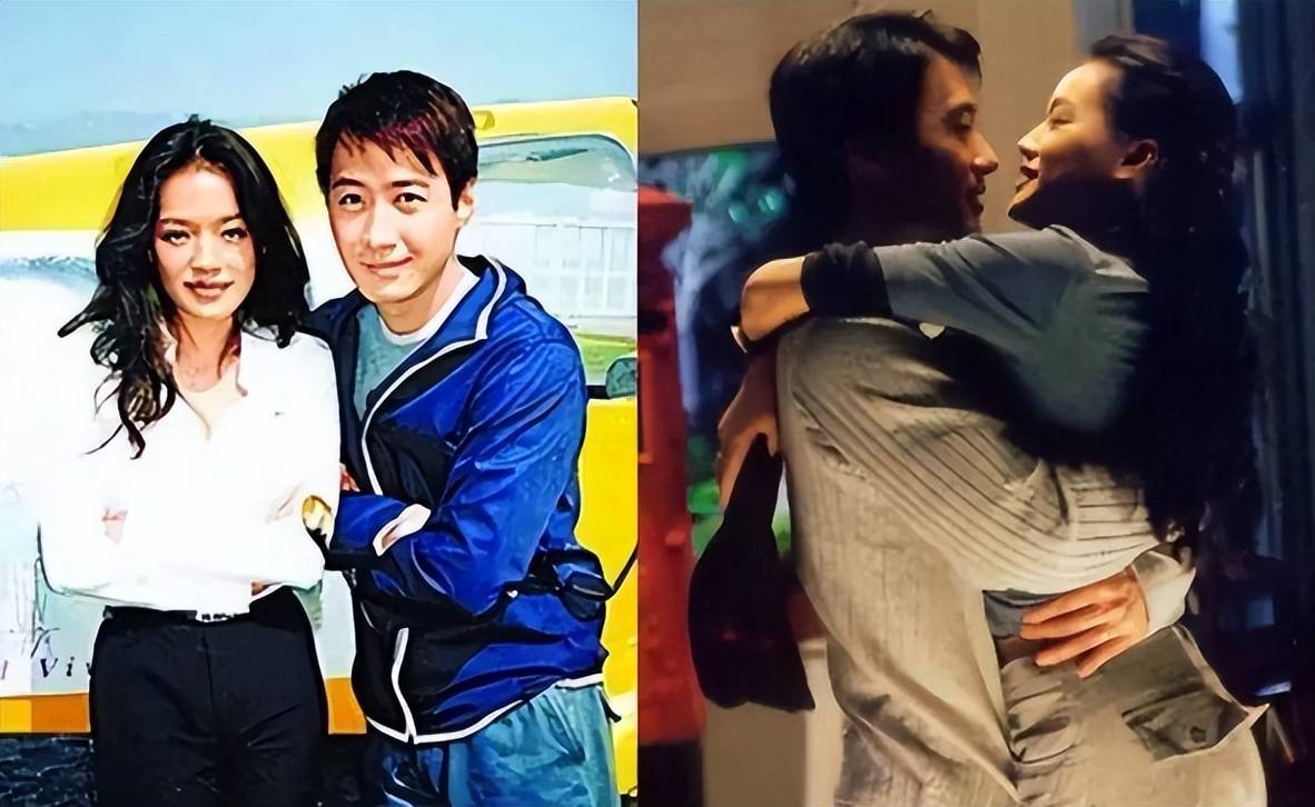 2002年,张柏芝参加飞车节目时导致尾骨碎裂,谢霆锋紧张地跑去医院探望