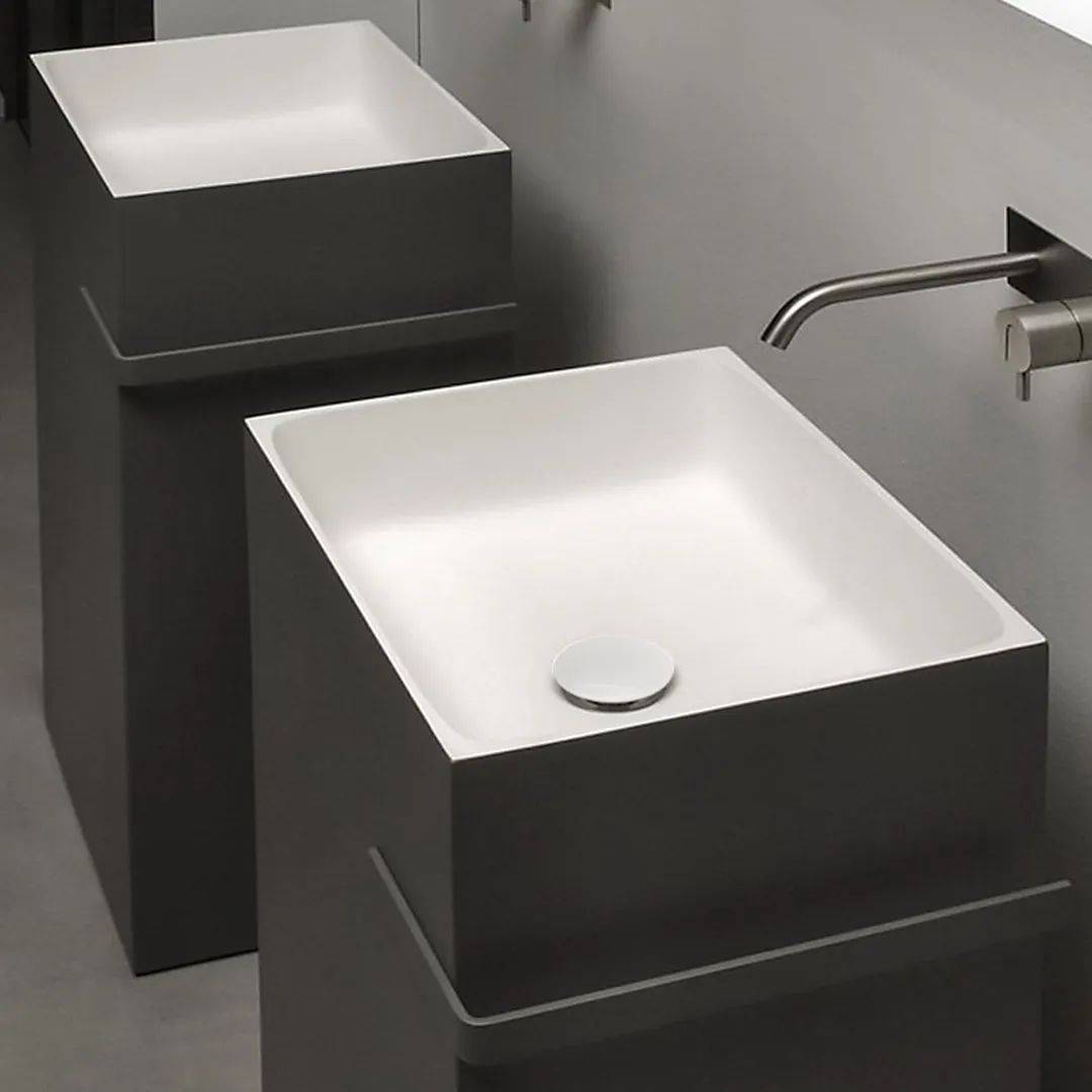 前卫又高级,怎么装都好看 | antoniolupi独立式台盆新品合集_底座_flu