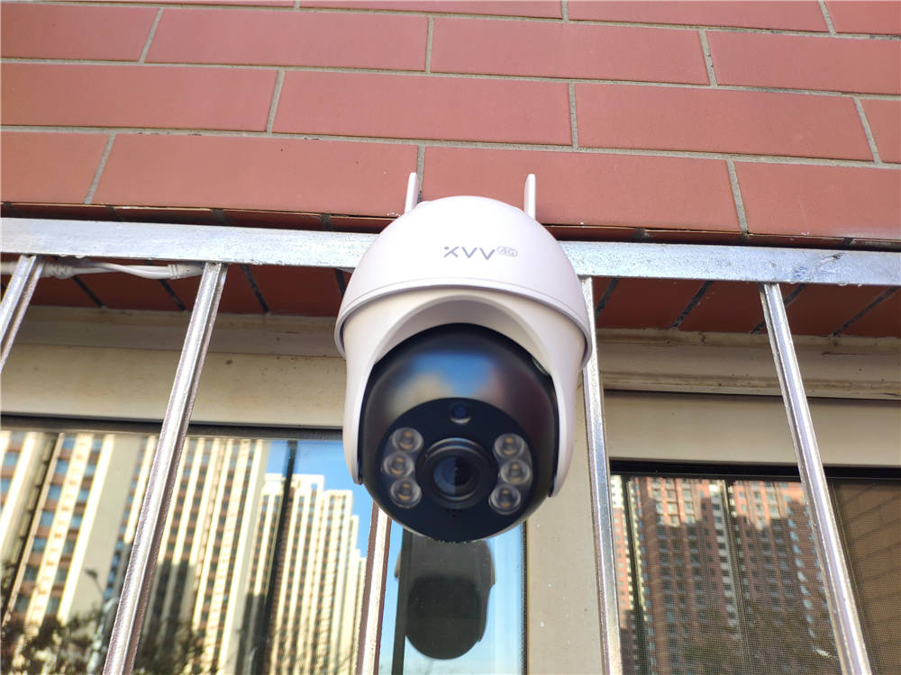 xiaovv户外云台摄像机 4g版,有电无wifi,远程家庭看护依旧轻松_监控
