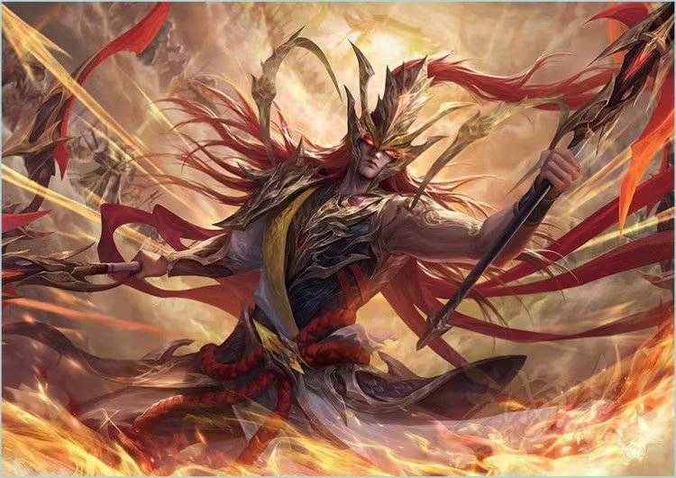 名刀效果,将体力值回到一点,总计需要4点伤害才能将神太史慈打破防,5