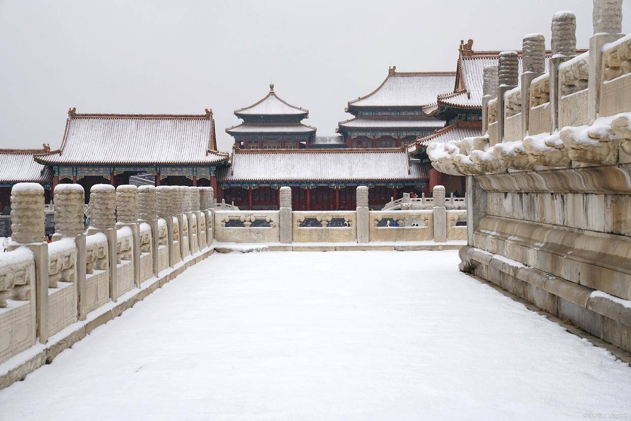 高清故宫雪景壁纸图片