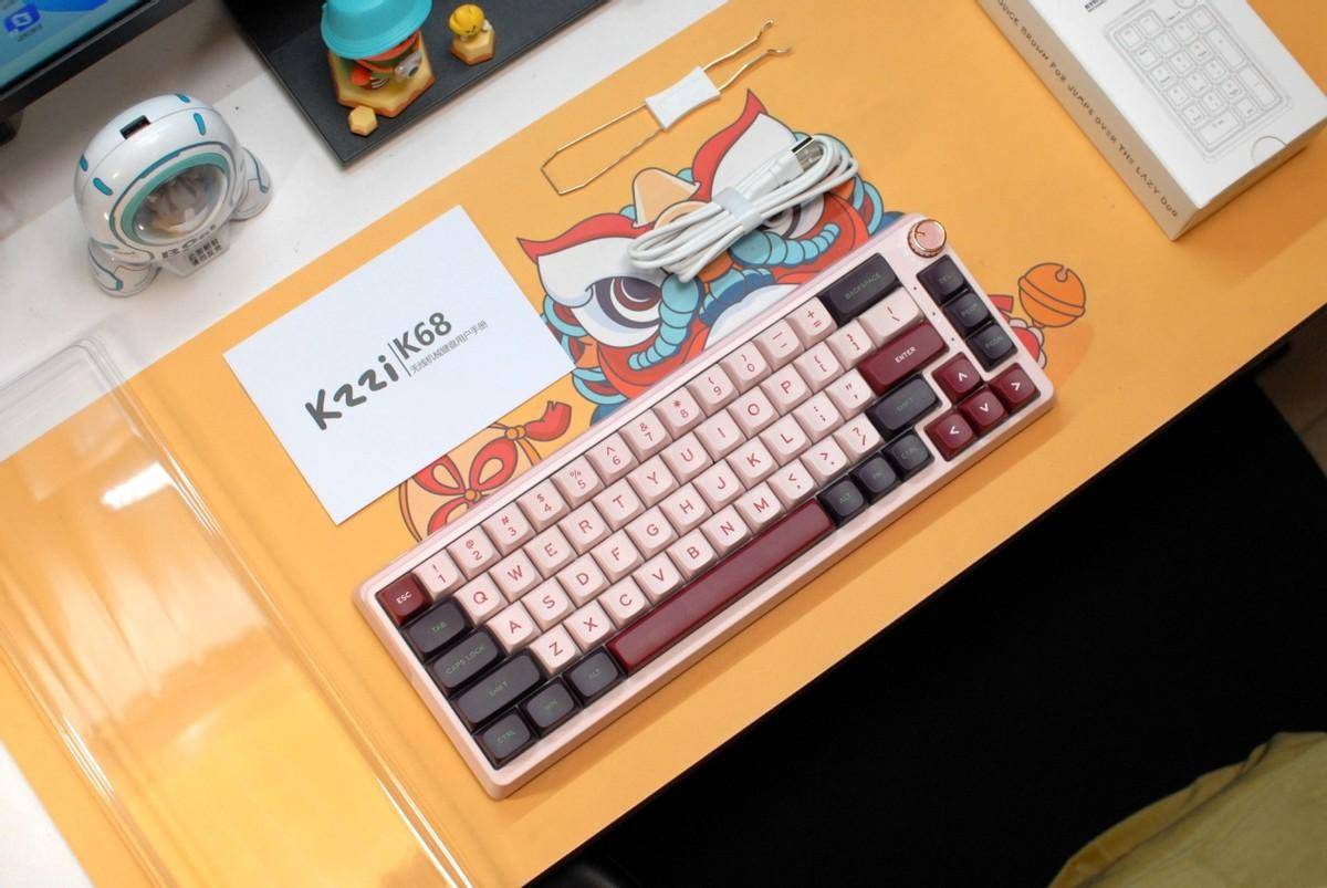 珂芝K68 Pro+K20:二次元潮玩配色,兼具个性与多种玩法的机械键盘