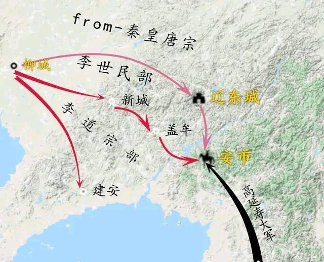 地图上的战争:唐王朝第一次东征高丽,李世民抱憾而归_进攻_李道宗