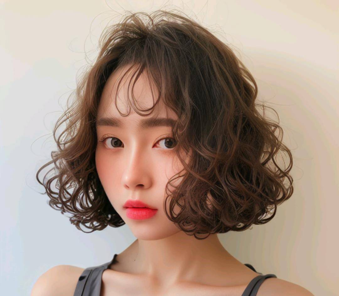 发型烫来烫去,最美还是波波头烫发,瘦脸时尚还洋气_鲍勃_永久_效果