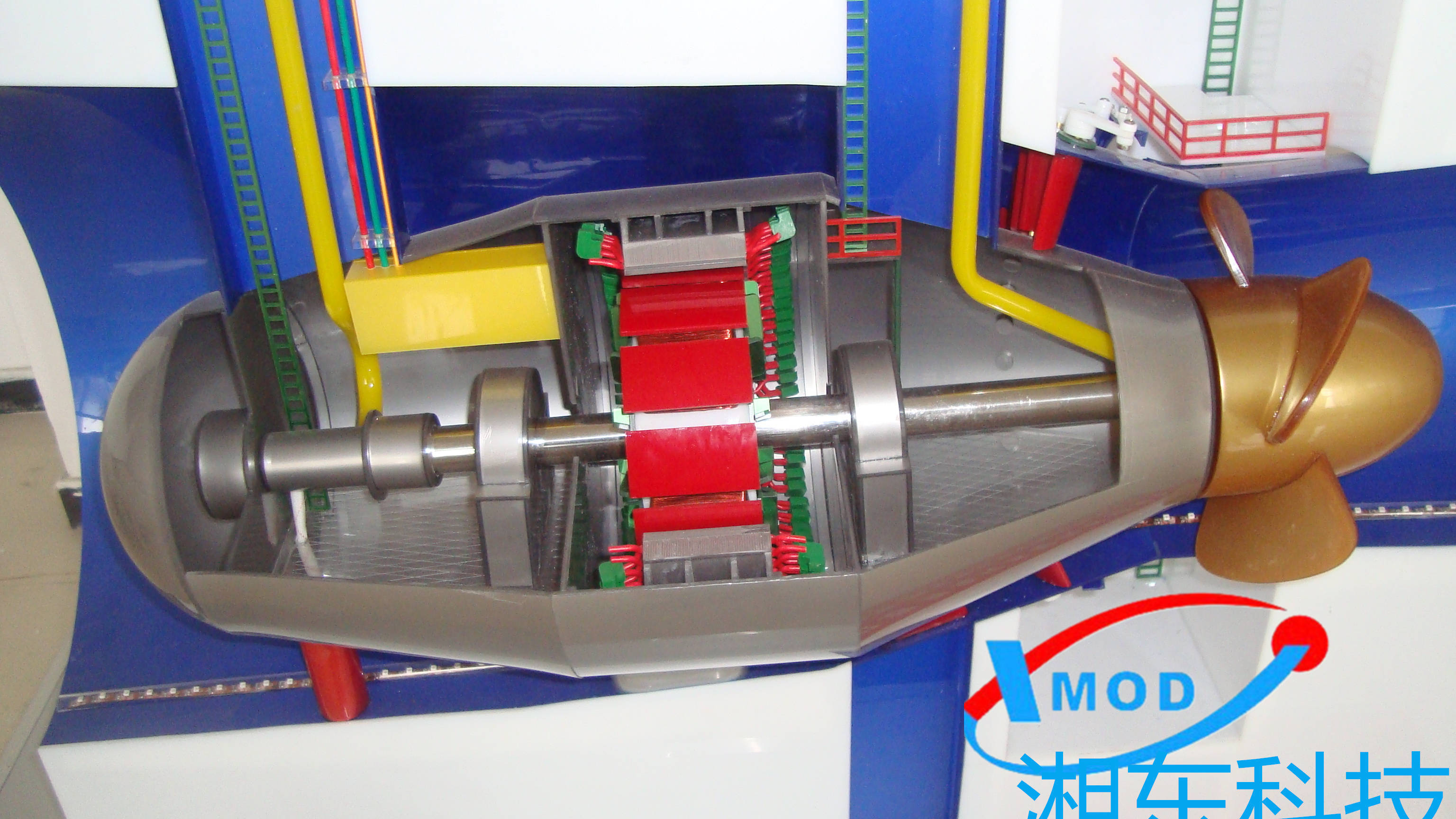 贯流式水轮机模型 轴流式水轮机模型