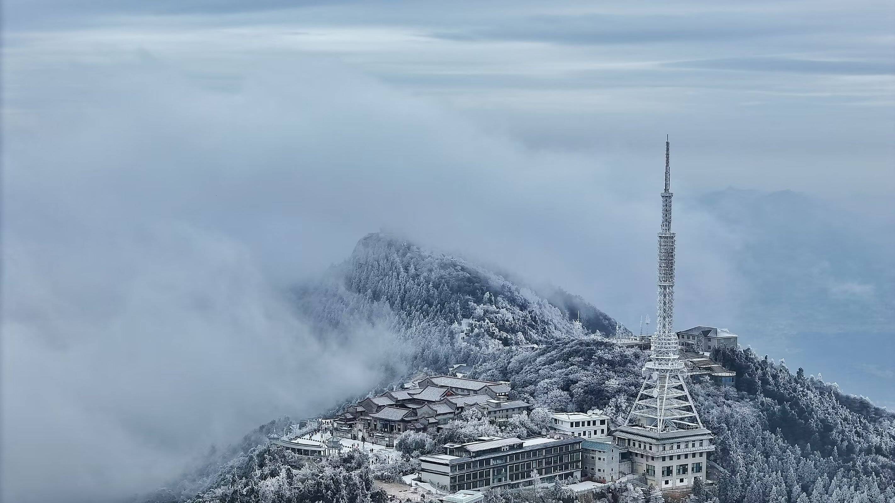 2022年南岳雪景图片