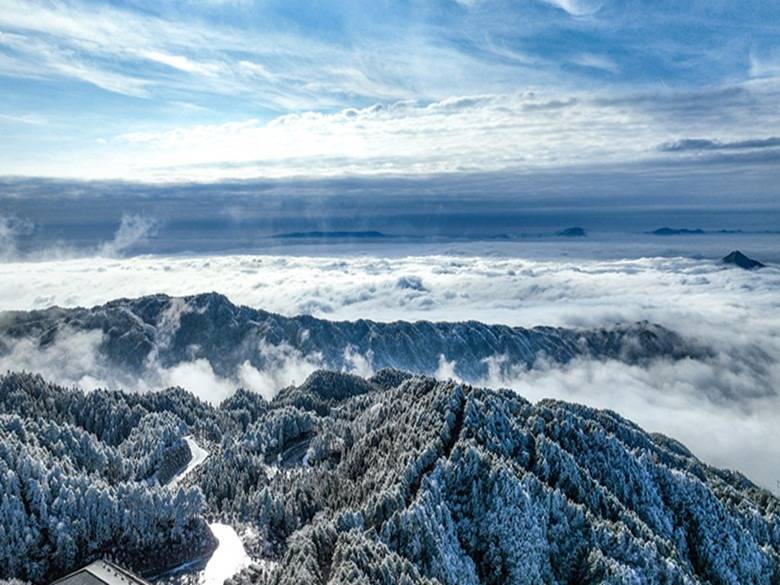 【湘北最美雪色】岳阳天岳幕阜山雾凇雪景实景_国家_摄影_爱好者