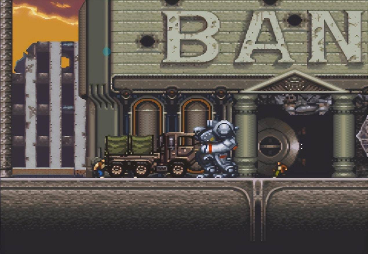 sfc前线任务外传,机器人风格的重装机兵,却是个射击闯关游戏_阿尔伯特