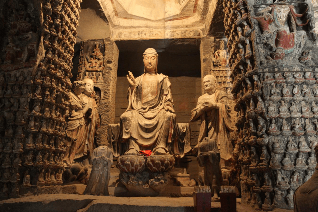 魅力陕西行|陕西"敦煌" ·子长市钟山石窟_玄奘_雕像_艺术