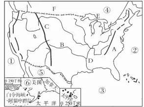 七年級下冊地理重點地圖(填圖題)_氣候_亞熱帶_太平洋