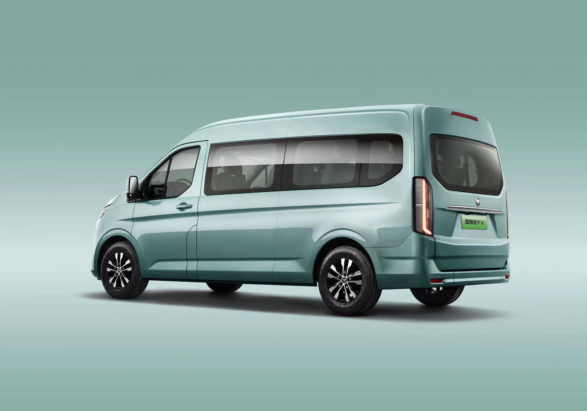 全新欧式设计,三种纯电续航,福田图雅诺大v(纯电)首发