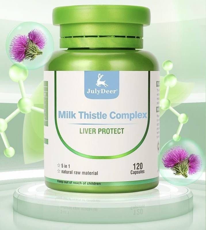 julydeer 奶蓟草护肝胶囊:呵护你的肝脏健康_生活_产品_功能