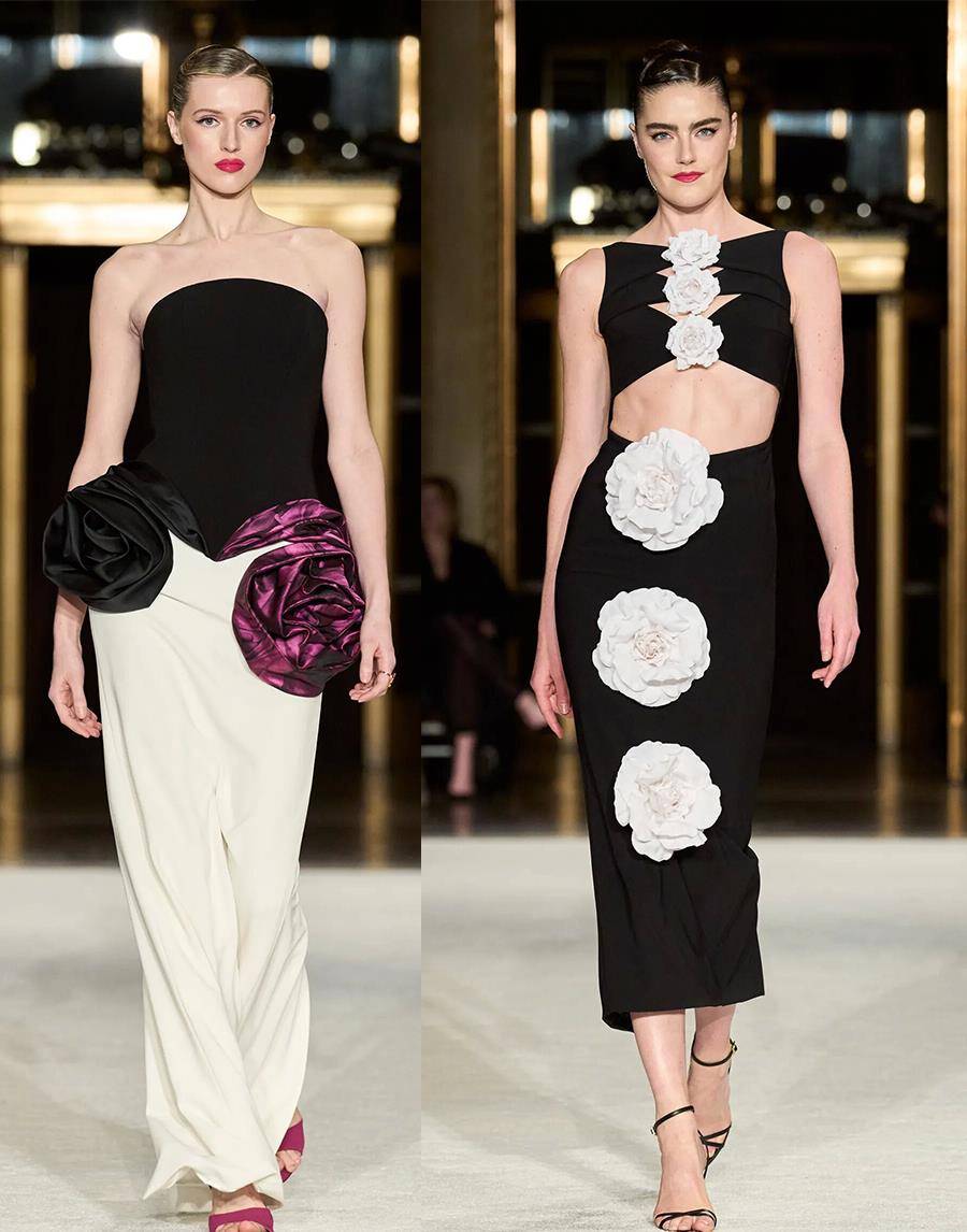 siriano 2023秋冬系列,夸张造型,亮点装饰_设计的_衣服_图案