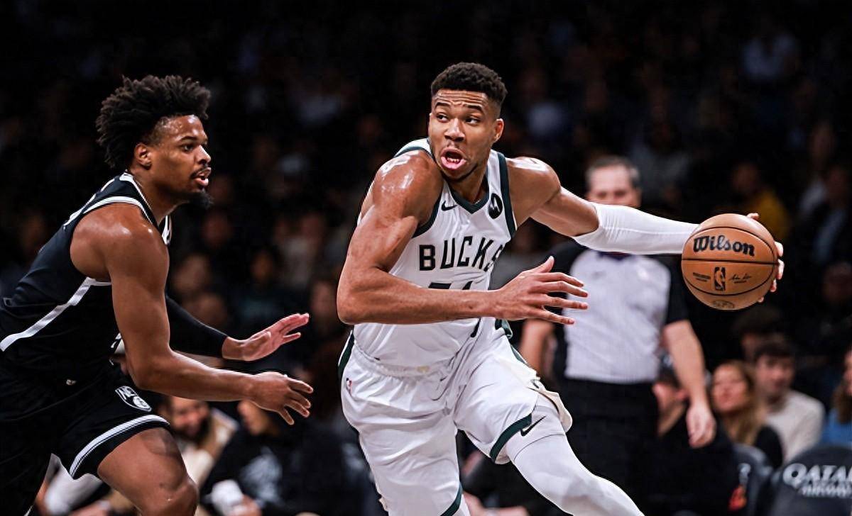 "字母哥"全场仅投失两球,奇高效率助雄鹿大破篮网,率队直追东部老大